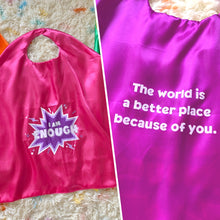 Load image into Gallery viewer, Affirmation Superpower Cape (Dual-sided)